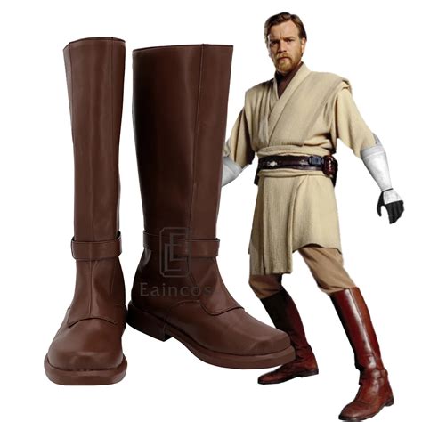 museum replicas obi wan boots|Star Wars Obi Wan JEDI BOOTS .